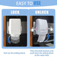 2Pcs Childproof Oven Door Lock, Oven Front Lock Easy To Install And Use Durable And Heat-Resistant Material No Tools Need Or Dri