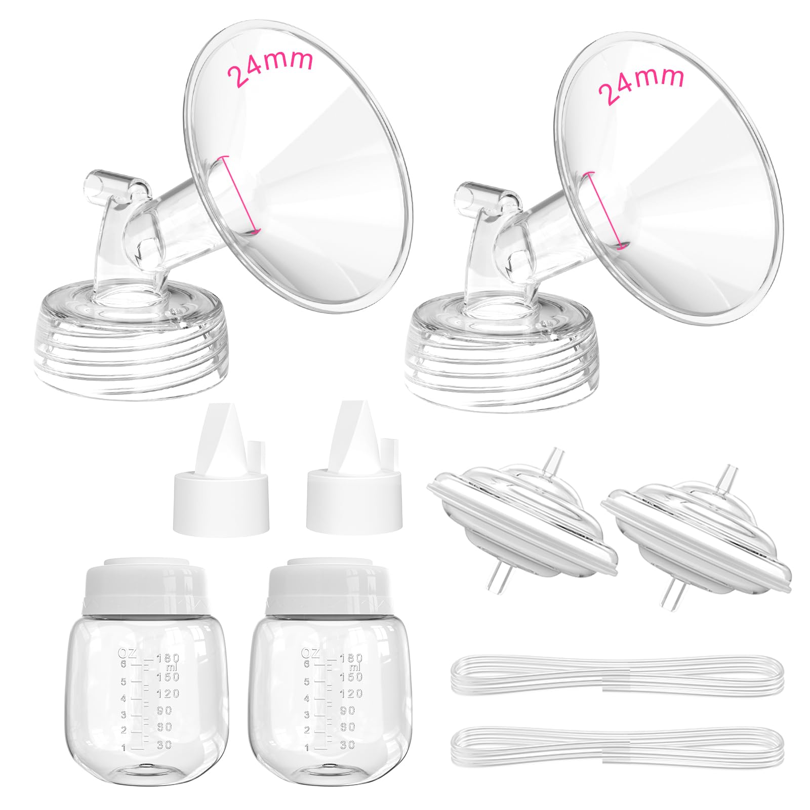 Breast Pump Parts for Spectra S1/S2/9 Plus/Synergy Gold, Not Original Accessories, 21mm Set Spectra Replacements Pump Parts Incl