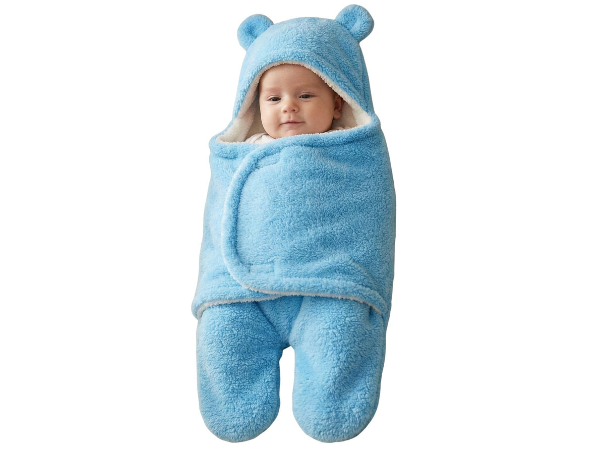 Aakriti Ultra Super Soft Baby Blanket for Newborn||Ac Room Blanket for Summer||Infants Winter Swaddler||All Season Hooded Blanke