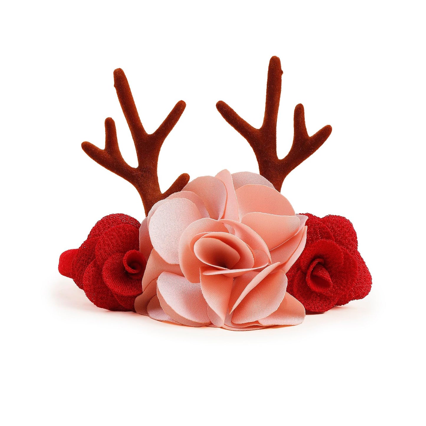 Nuwajp Baby Girl Flower Headband 6 Pcs Elastic Hairbands Handmade Nylon Bows Headbands Chic Floral Hair Accessories Kids Gifts F