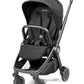 Peg Perego City Loop Seat & Frame Combo -True Black | Compact Travel System from Infant to Toddler | Air Travel Friendly | Compa