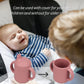 Mintlyfe Baby Sippy Cup, 2 Pack Of Silicone Trainer Cup Toddler For Boys And Girls, Unbreakable, Spill Proof And Two Handle Lear