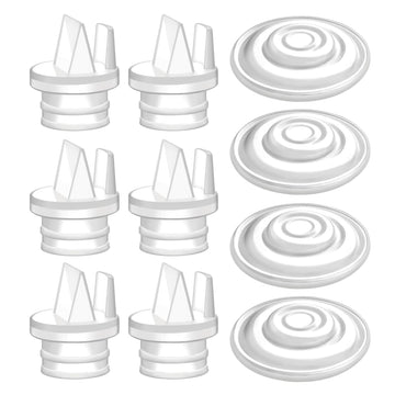 Maymom Pump Parts Incl Duckbill Valve with Pull Tab Silicone Diaphragm Compatible with Spectra S1, S2, Synergy Gold; Not Origina