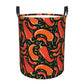 Pevtufa Red Hot Chili Foldable Laundry Basket Organizer,Fabric Clothes Toy Storage Basket Nursery Hamper Storage Bin For Househo