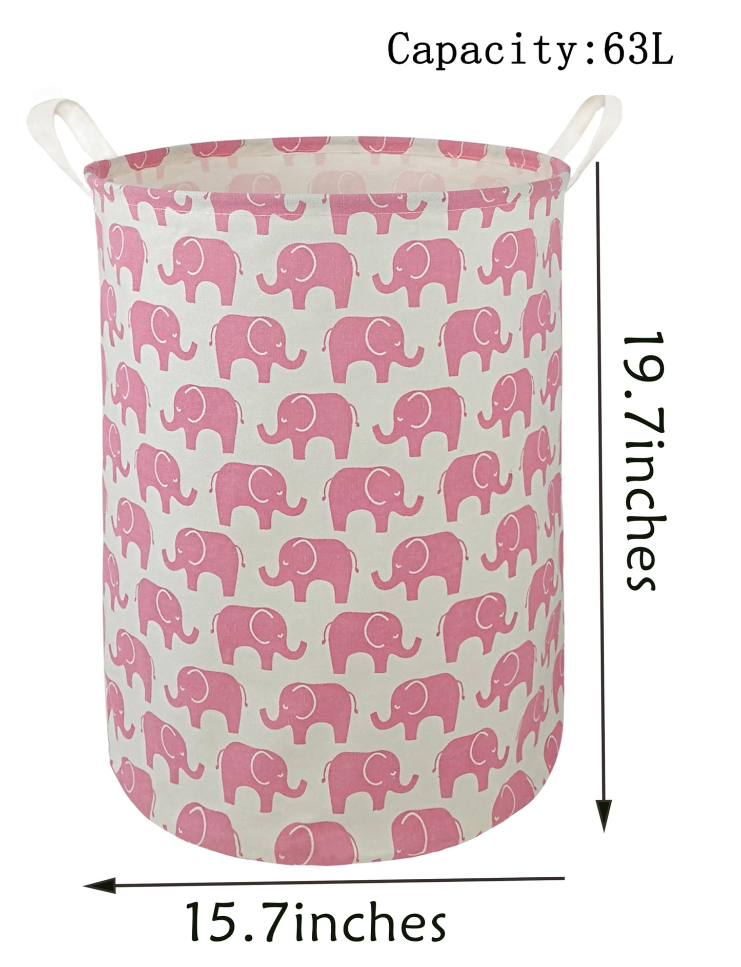 Kunro Clothes Hamper Waterproof Toy Storage Bin Organizer For Nursery Hamper Home Decor Closet Kids Bedroom Laundry Hamper Baby