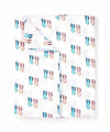 Momzjoy 100% Cotton Muslin Swaddle  for Newborns/Baby | Pack of 1 | 09 Months | Lightweight & Breathable | Pineapple Duo Print