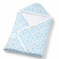 TIDY SLEEP 3 Layer Wearable Blanket for Newborn Baby, Soft Cotton Hooded Receiving Swaddle Blanket for Boys & Girls, Hospital Ba