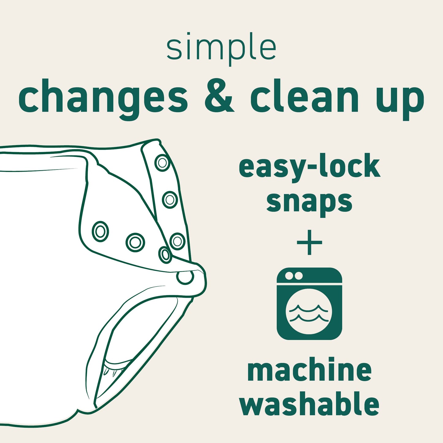 I Play Unisex Reusable Absorbent Baby Swim Diapers Gray 12 Months