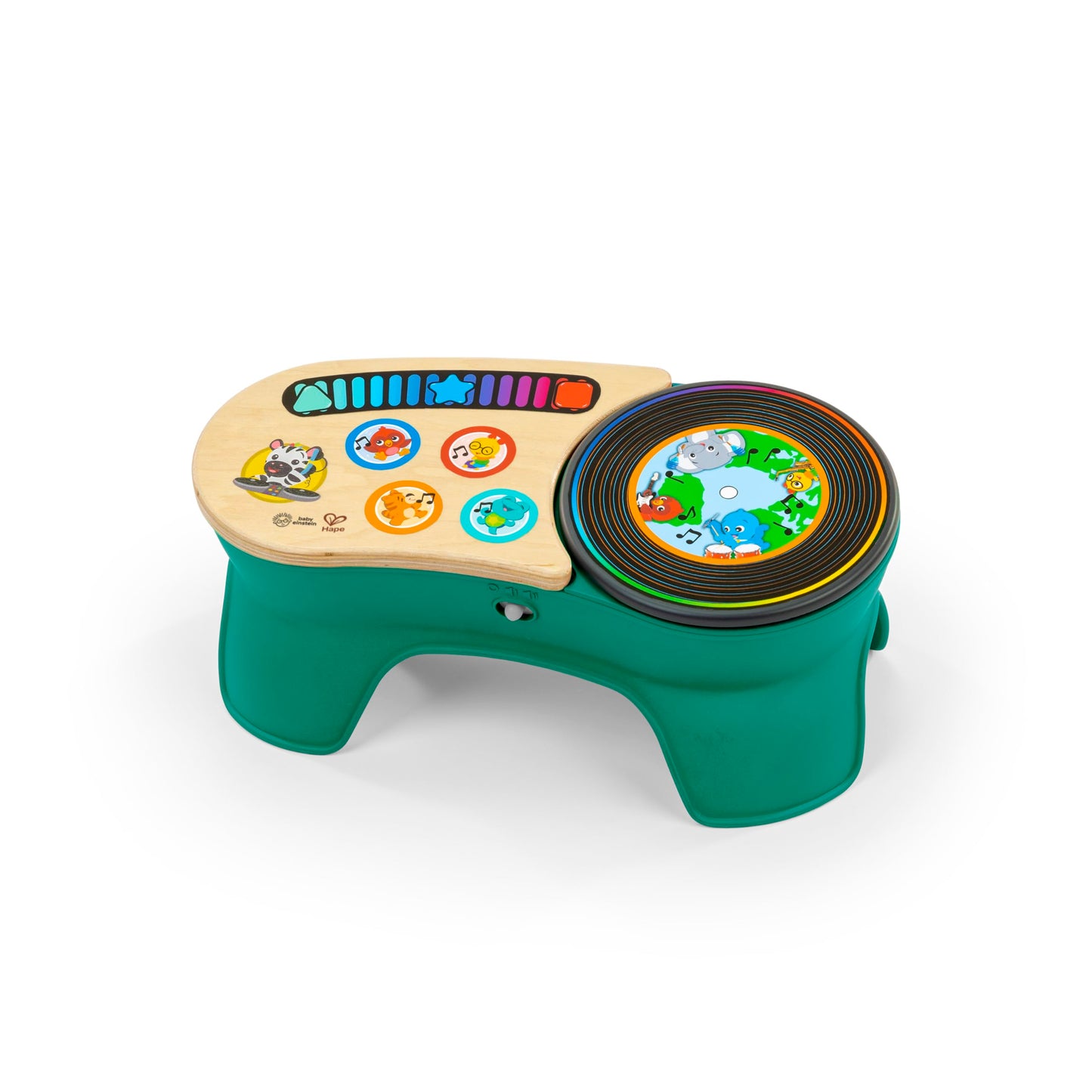 Baby Einstein + Hape DJ Discovery Musical Toy Turntable, Ages 6 Months and Up