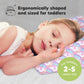 Toddler Pillow With Pillowcase - 13X18 My Little Dreamy Kids Travel Bed Pillows For Sleeping, Organic Cotton Small Pillowcase, S