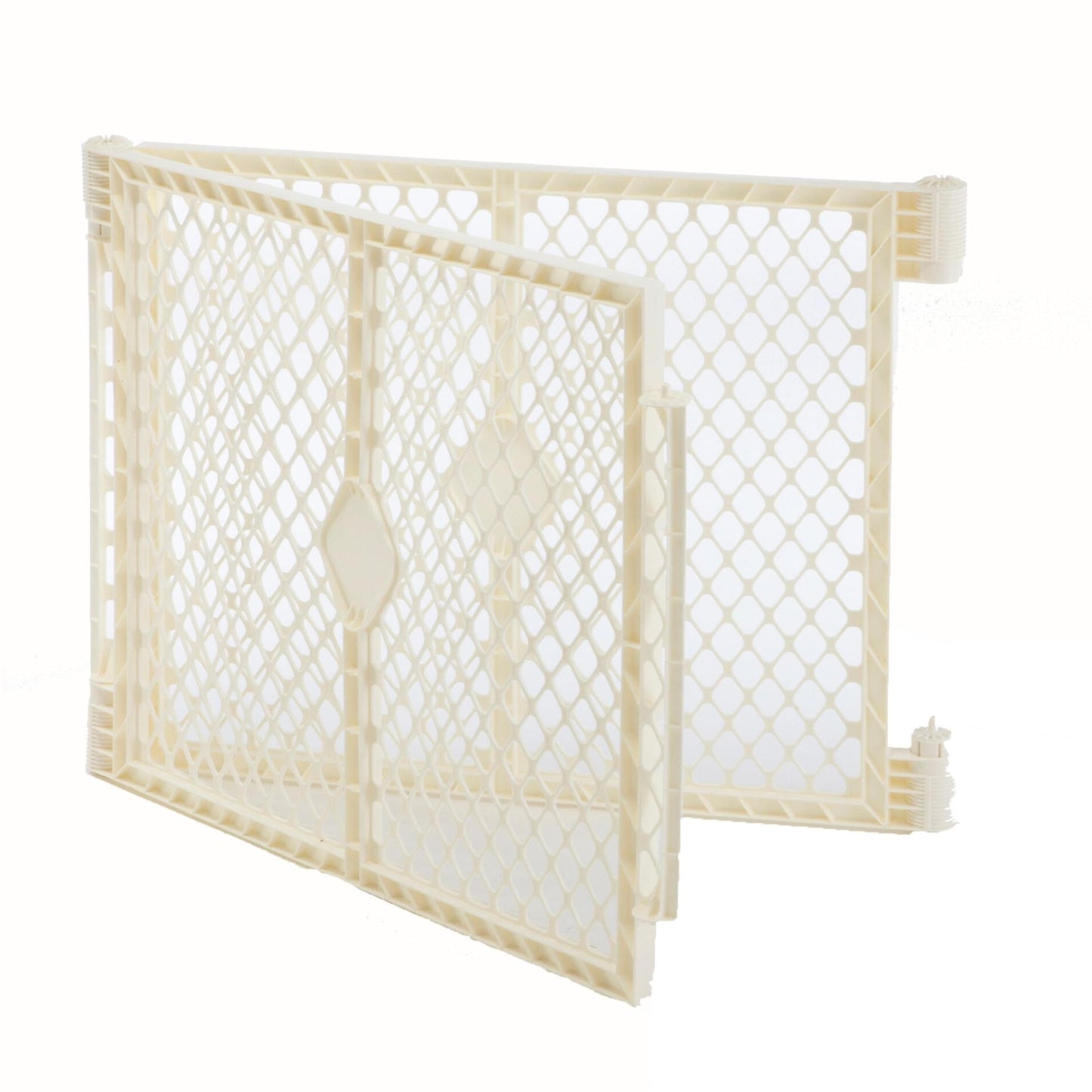 Toddleroo by North States - Superyard 2-Panel Extension: 65.5 Inch Play Yard Extension - Works with Superyard Playpens - Ivory