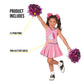 Morph Cheerleader Costume For Girls, Cheerleader Costume Kids, Cheerleader Outfit Kids, Girls Cheerleader Halloween Costume L
