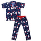 SHOPMOZO Unisex Pure Cotton Flannel Warm Short Sleeve kids Nightwear/Nightdress/Sleepsuit/Sleepwear/Night Suit for Boys and Girl