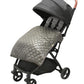 Goldbug Baby Blanket for Strollers & Car Seats - Weather-Resistant Shell - Warm Fleece Lined - Packable