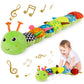 Sumobaby Infant Baby Musical Stuffed Animal Activity Soft Toys with Multi-Sensory Crinkle, Rattle and Textures, for Tummy Time N