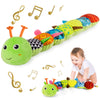 Sumobaby Infant Baby Musical Stuffed Animal Activity Soft Toys with Multi-Sensory Crinkle, Rattle and Textures, for Tummy Time N