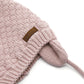 Duoyeree Kids Baby Hat Soft Warm Cable Knit Beanie Toddler Girl Fall Winter Hats(Skin Pink,12-18 Months)