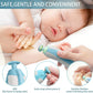 Baby Nail File Electric Nail Trimmer File Manicure Set, Toes Fingernails Care Trimmer With Led Light For Newborn, Kids And Adult