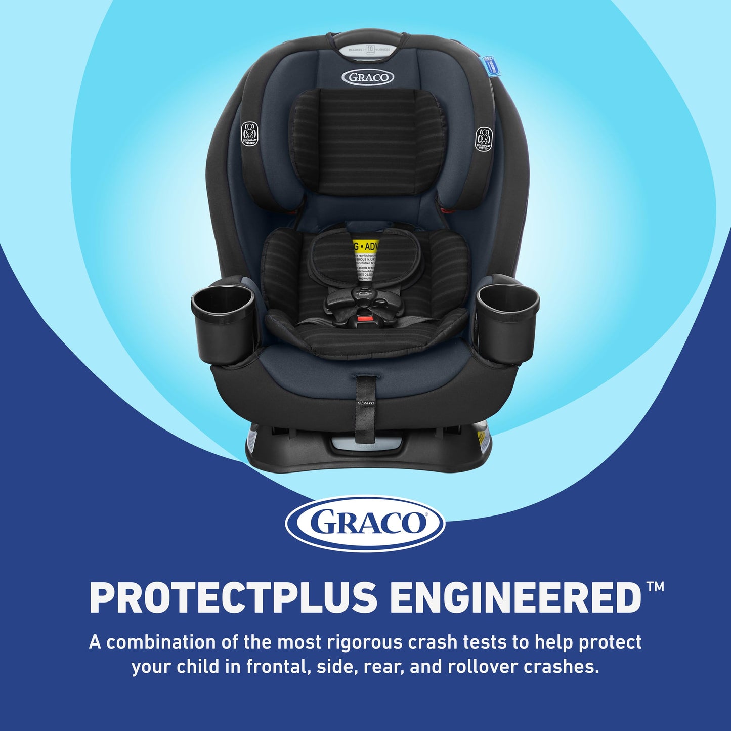 Graco Triride 3-In-1 Convertible Car Seat - Highback Booster, Forward & Rear Facing Modes, Suitable From Newborn To Preschooler,