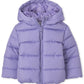 The Children'S Place Baby Girls And Toddler Medium Weight Puffer Jacket, Wind-Resistant, Water-Resistant Jacket, Lavender, 2T Us
