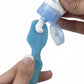 Dr. Talbot'S Diaper Cream Brush For Babies - Diaper Rash Cream Applicator With Suction Base And Hygienic Case - Full Size - Aqua