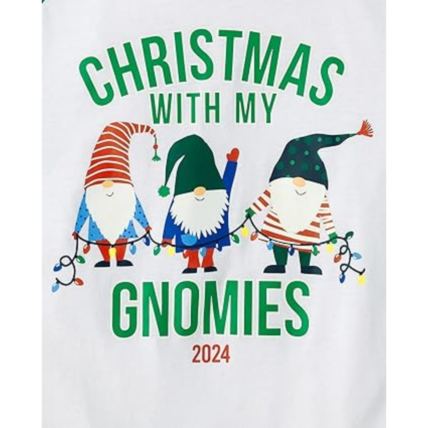 The Children'S Place Baby Toddler One Piece Family Matching, Holiday Pajama Sets, Fleece, Green Christmas With My Gnomies