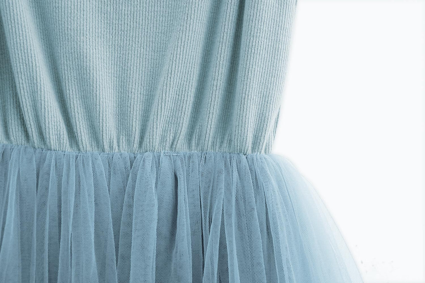 Lyxiof Toddler Tutu Dress Baby Girls Tulle Sleeveless Princess Party Sundress Blue 5 Years