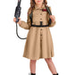 Fun Costumes Girls Ghostbusters Dress, Classic Ghostbusters Halloween Costume with Proton Pack Small