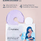 Breast Therapy Pack -2 Hot Cold Breast Therapy Packs & 4 Hydrogel Nipple Pads For Breastfeeding - Breast Heating Pad Breastfeedi