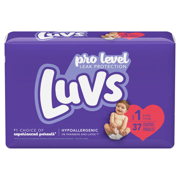 Luvs diapers, Size 1