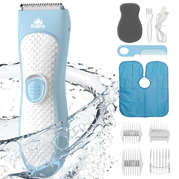 Baby Hair Clippers Quiet Hair Trimmer For Kids Toddler, Silent Hair Clippers For Children With Autism, Waterproof Rechargeable C