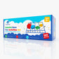Simply magic 140+1 PCS Colorful Base Ten Blocks & Activities Set - Base Ten Blocks Classroom Set, Base 10 Math Manipulatives, Pl