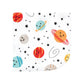 Hudson Baby Unisex Baby Flannel Cotton Washcloths, Happy Planets 12 Pack, One Size