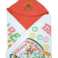 NAMAN Embrodiary All Season Newborn Baby Wrapper with Hodded Blanket for Baby boy and Baby GirlOrange_1