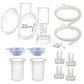 Maymom Pump Parts Compatible With Ameda Purely Yours Pumps; Incl. Silicone Membrane, Duckbill, Tubing, Flange; Replaces Ameda Sp