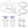 Maymom Pump Parts Compatible With Ameda Purely Yours Pumps; Incl. Silicone Membrane, Duckbill, Tubing, Flange; Replaces Ameda Sp