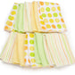 Spasilk Washcloth Wipes Set For Newborn Boys And Girls, Soft Terry Washcloth Set, Pack Of 10, Yellow Dots