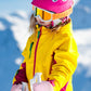 Boao 2 Pairs Kids Winter Ski Gloves Waterproof Warm Snow Mittens Full Finger Gloves For Toddlers Infants (Pink, Purple,10-15 Yea