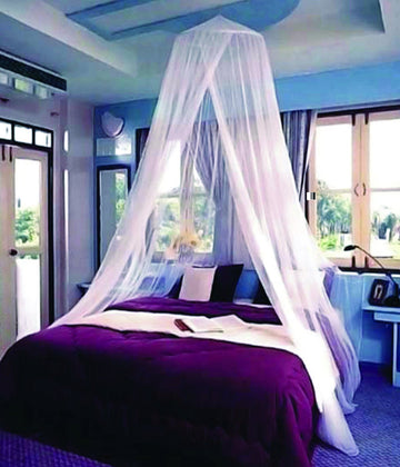 Cotmaster Circular White Mosquito Net