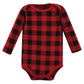 Hudson Baby Unisex Baby Cotton Long-Sleeve Bodysuits, Into The Woods Prints 3-Pack, Preemie