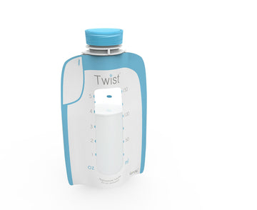 Kiinde Twist Pouch Direct-Pump Direct-Feed Twist Cap Breast Milk Storage Bag For Pumping, Freezing, Heating And Feeding, Pre-Ste