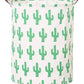 Clocor Large Round Storage Bin Collapsible Cactus Storage Basket Clothes Laundry Hamper Toy Bins Gift Baskets (Cactus)