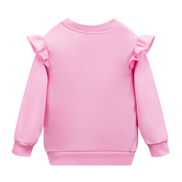 Nubeehoho Toddler Girl Valentine Sweatshirt Clothes Crewneck Fall Spring Winter Swearter Pullover Top Long Sleeve Heart Shirt Ou