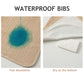 Newwiee Large Muslin Pullover Baby Bibs Full Coverage Toddler Slip On Absorbent Bib Waterproof Toddler Towel Bibs(Classic Color,