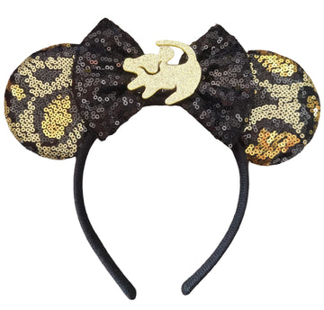 Zhezesmila Mouse Ears For Women Lion Style King Headband Animal Kingdom Ears Party Costume Hair Accessories For Party Theme Park