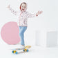 Feidoog Toddler Polar Fleece Jacket Hooded Baby Boys Girls Autumn Winter Long Sleeve Thick Warm Outerwear,Pink Cat,3-4T