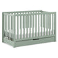 Carters by Davinci Colby 4-in-1 Convertible Crib with Trundle Drawer in Light Sage, Greenguard Gold Certified, Undercrib Storag