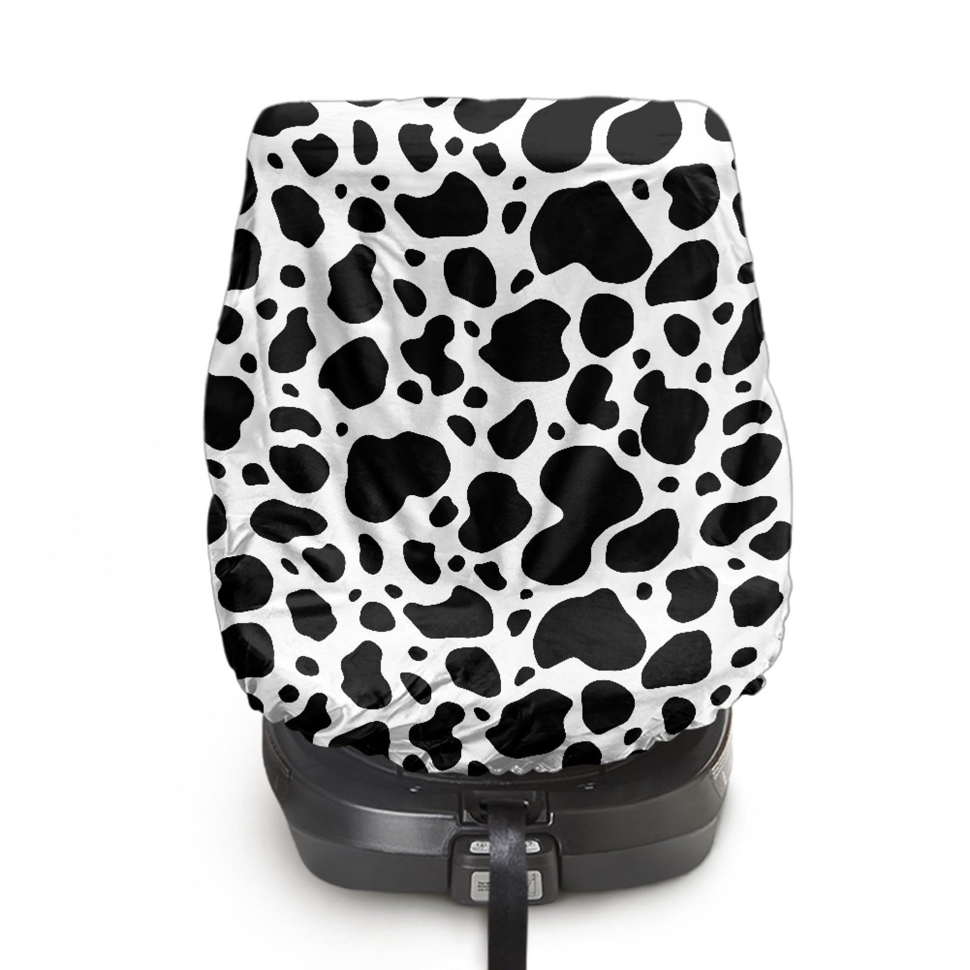 NDISTIN Cow Print Baby Car Seat Sun Shade Cover Universal Baby Seat Sunshade Cover Easy to Fold and Store Infant Car Seat Sun Pr