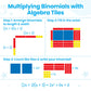 hand2mind Foam Algebra Tiles Class Set, Algebra Manipulatives, Algebra Tiles X and Y, Linear Algebra, Algebra Tools, Tiles Learn