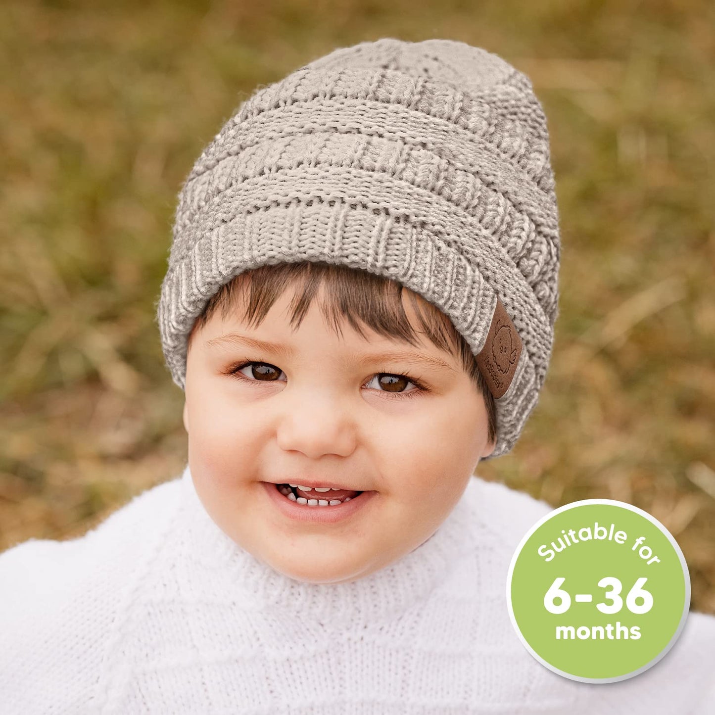 3-Pack Baby Beanies, Baby Hats - Newborn Hats, Baby Boy Hats, Baby Girl Hats For Winter (Pecan)